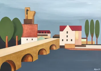 Ville au bord de l