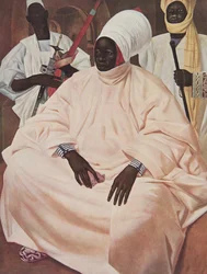 Barma Mata, Sultan de Zinder (étude pour le portrait)