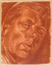 Portrait de Boris Grigoriev 1886-1939, 1922