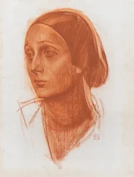 Portrait de la ballerine Anna Pavlova 1881-1931, vers 1924