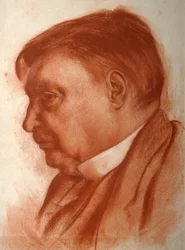 Portrait du compositeur Alexandre Glazounov, 1865-1936