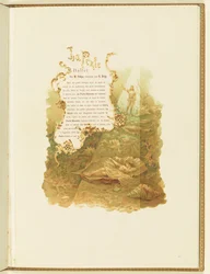 Programme pour le ballet La Perle par Marius Petipa et Riccardo Drigo, 1896
