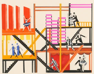 Décor de théâtre du portfolio Décors de Théâtre, 1930