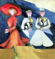 Trois figures féminines