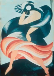 Figurine du 3e masque féminin
