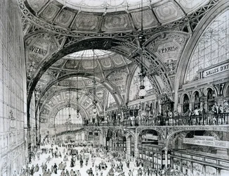 Gare centrale, Bucarest, Roumanie, de l