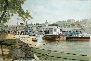 Le Ponton à Suresnes, à côté du Pont des Saints Pères