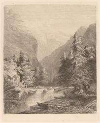 Cascade de montagne