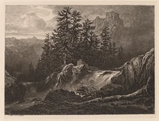 Cascade de montagne
