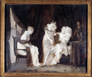 Napoléon avec le roi de Rome