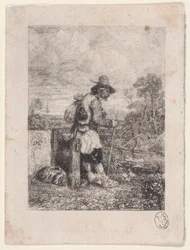 Un mendiant, 1833-38