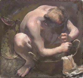 Modèle se lavant les cheveux, 1929