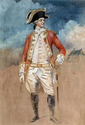 Portrait en pied de Louis Stanislas Xavier de France, Comte de Provence (futur roi Louis XVIII) (1755-1824)