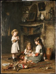 Soufflant des bulles