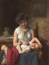 Jeune Fille Maussade, vers 1900