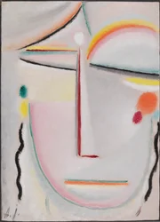 Tête abstraite : Illumination II, 1919.