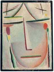 Tête abstraite, vers 1921