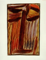 Grande méditation (huile sur toile)