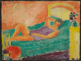 Fille couchée