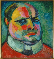 Selbstbildnis - Autoportrait (huile sur toile)