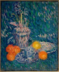 Nature morte avec jacinthe et oranges