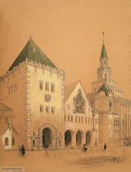 Projet de la gare de Kazansky à Moscou, 1913