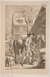 Le jeune poulain et le fermier