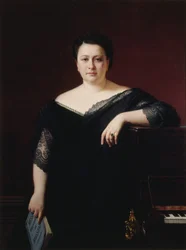 Portrait de la chanteuse d