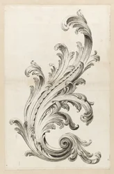 Motif de feuille d