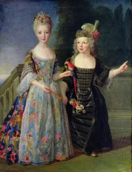 Catherine-Eleonore de Bethisy (1707-67) et son frère, Eugene-Eleanore (1709-81)