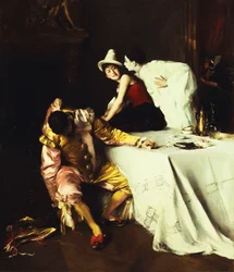 Pierrot, Colombine et Polichinelle