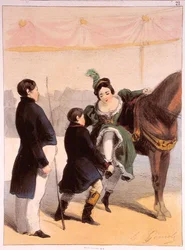 La Circassienne, de Les Femmes de Paris, 1841-42