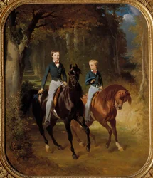 Portrait équestre de Louis Philippe Albert d