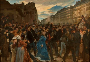 Le départ de la Garde mobile en juillet 1870
