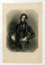 Edward Lytton Bulwer (1803-73), gravé par H. Cook