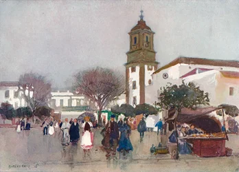 La cathédrale, Algésiras, vers 1910