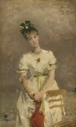 Jeune femme près de la mer, 1886