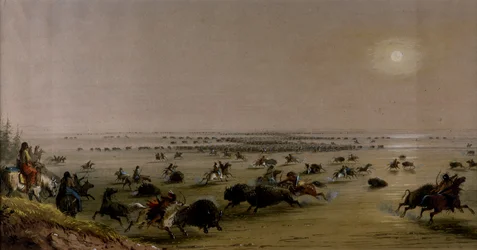 Un « encerclement » de Buffalo par les Indiens