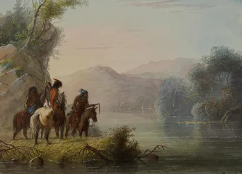 Chasseurs à la recherche de gibier