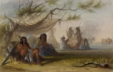 Campement indien