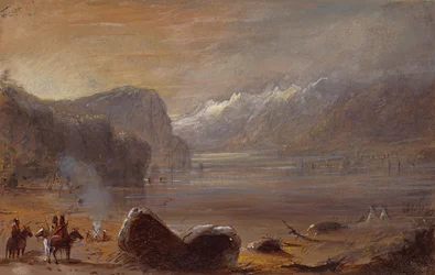 Lac, chaîne de montagnes Wind River, vers 1837