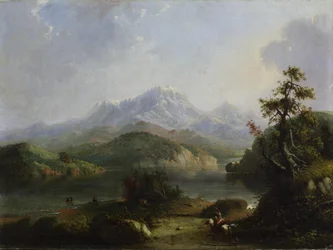Paysage des Rocheuses, montagnes de Wind River