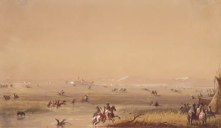Scène près de Fort Laramie, vers 1837