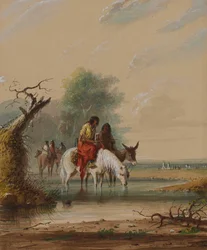 Scène sur la rivière «Big Sandy»