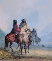 Les Trappeurs partant pour la chasse au castor, 1837