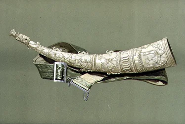 Un oliphant, probablement 1544, de 