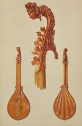 Cistre fabriqué par Antonio Stradivarius (c.1644-1737) 1700, de 