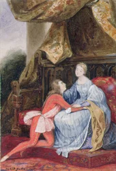 Amour courtois, c.1830
