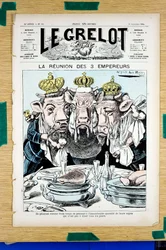 Couverture de "Le Grelot", Satirique en Couleurs