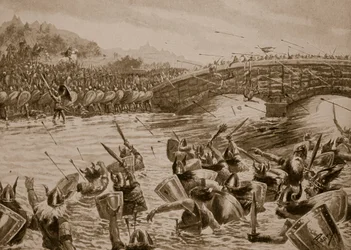 La bataille de Maldon, 991, illustration de 